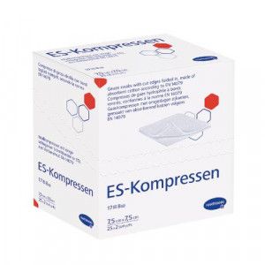 ES-KOMPRESSEN steril 7,5x7,5 cm 8fach