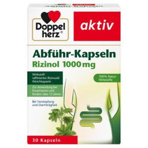 DOPPELHERZ Abführ-Kapseln Rizinol 1.000 mg