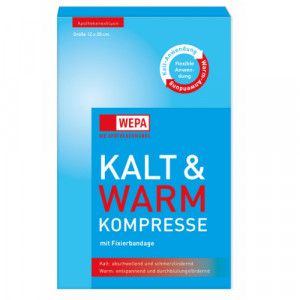 KALT-WARM Kompresse 12x29 cm mit Fixierband