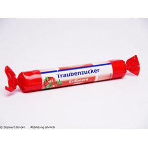 INTACT Traubenzucker Rolle Erdbeere