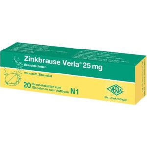 ZINKBRAUSE Verla 25 mg Brausetabletten