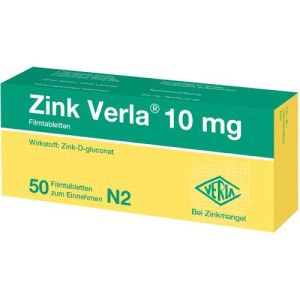 ZINK VERLA 10 mg Filmtabletten