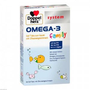 DOPPELHERZ Omega-3 Gel-Tabs family system