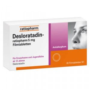 DESLORATADIN-ratiopharm 5 mg Filmtabletten