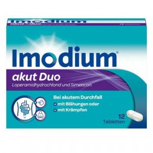 IMODIUM akut Duo 2 mg/125 mg Tabletten