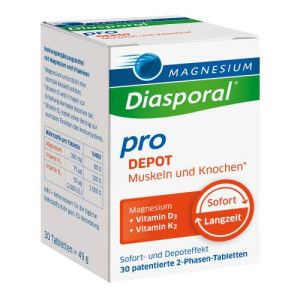 MAGNESIUM DIASPORAL pro D3+K2 DEPOT Muskel+Kno.Tab